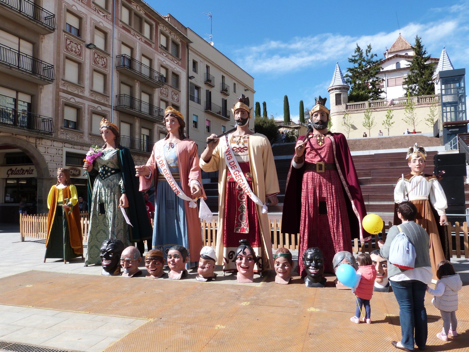 Gigantes de Manlleu fotografiados en 2013