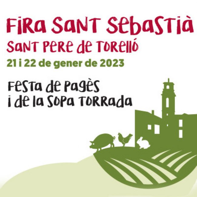 Fira de Sant Sebastià de Sant Pere de Torelló<br /><strong>21 i 22 de gener de 2023</strong>