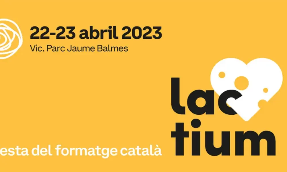 Lactium 20023, la festa del formatge català<br /><strong>22 i 23 d’abril de 2023</strong>